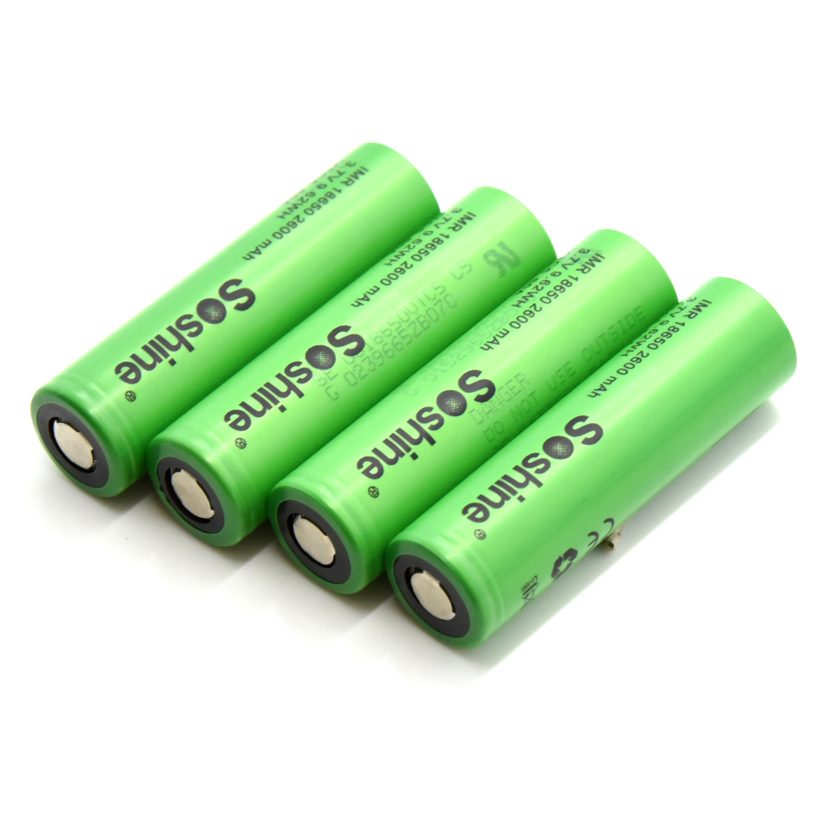 18650 Soshine VTC5 60A 2600mAh Flat Top High Drain Battery