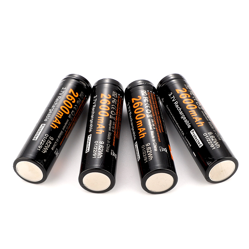 Soshine Li-ion 18650 Battery With Protected: 3.7V 2600mAh