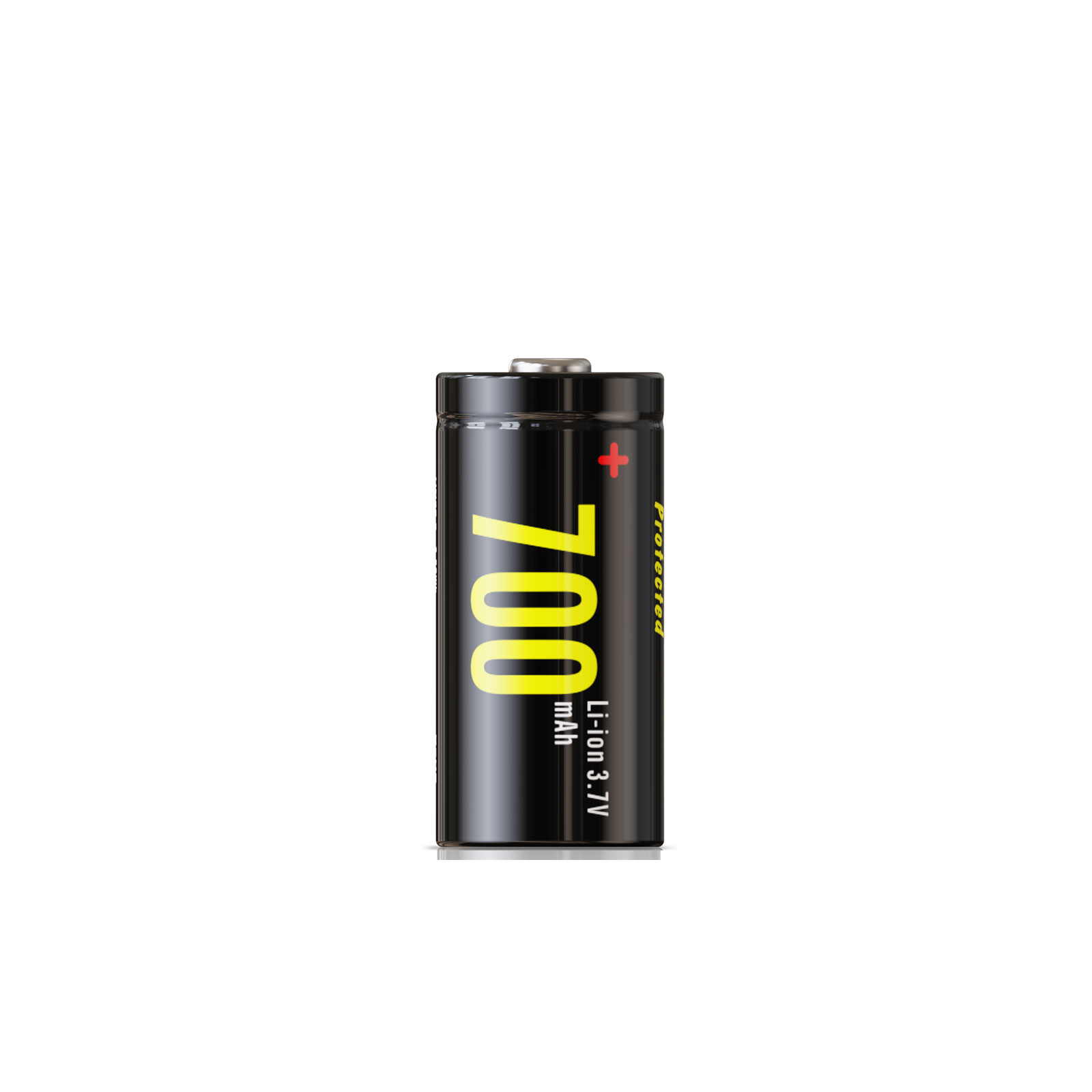Soshine Li-ion RCR123 Battery With Protected: 3.7V 700mAh